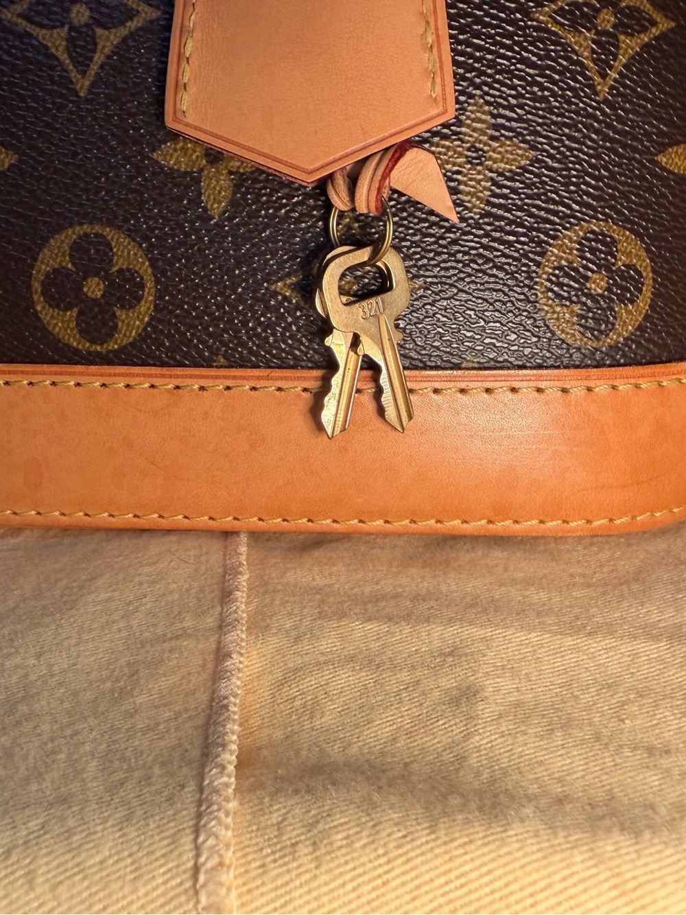 Authentic Louis Vuitton alma PM Monogram with strap,dusty,organizer,COA ❤️🤎❤️ - Picture 10 of 16